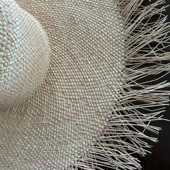 Eugenia Kim Natural Frayed Edge Straw Sun Hat - Picture 4 of 7